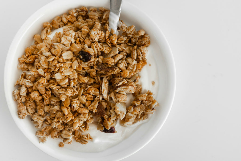 Granola in a bowl